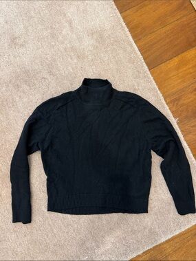 Babaton Black Turtleneck Sweater